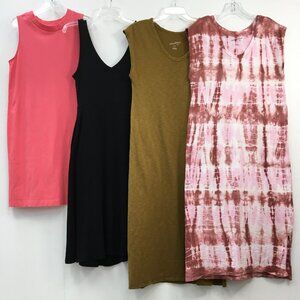 Universal Thread/A New Day Women's Casual Summer Midi Dress Bundle of 4 Size S